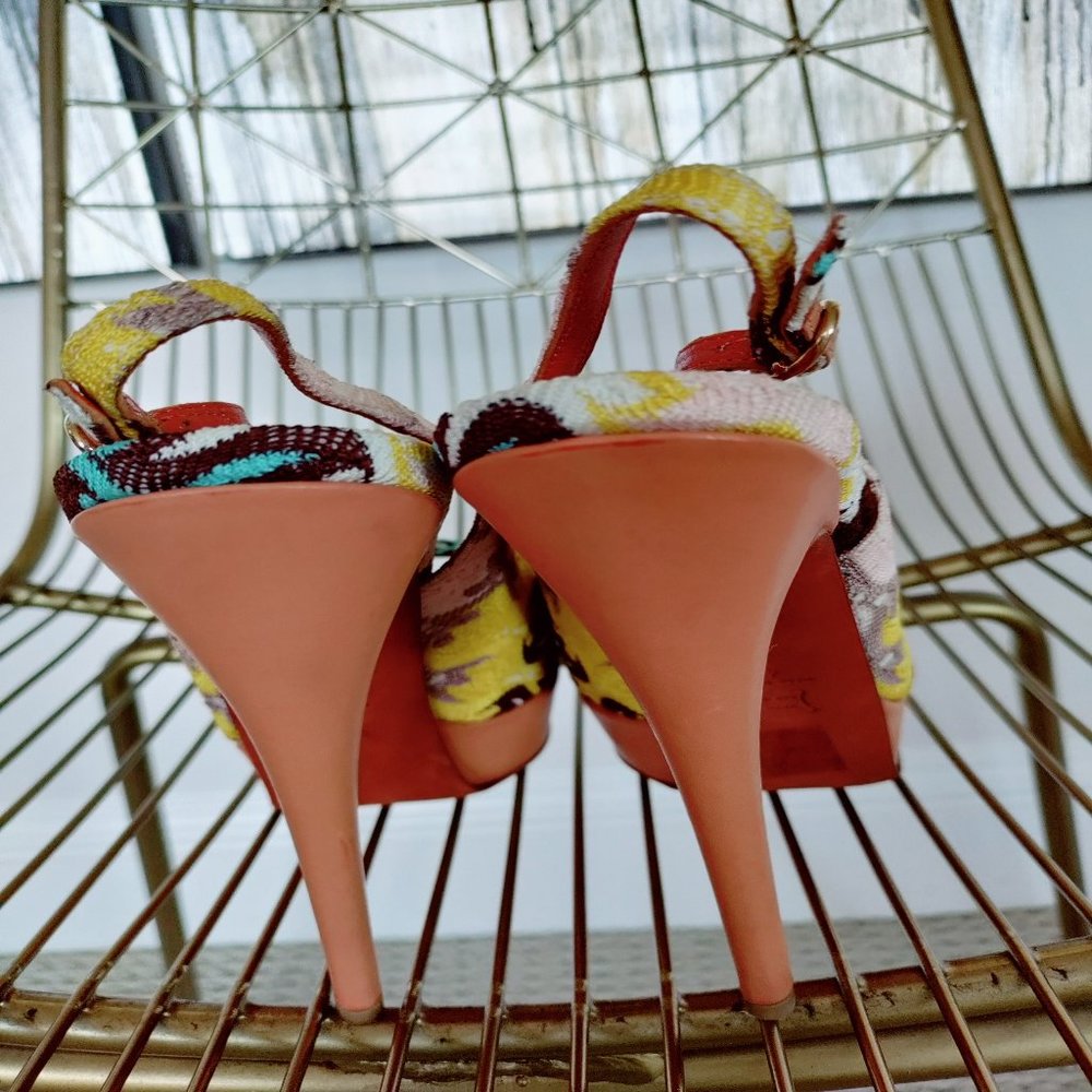 NIB $459 MIssoni slingbacks IT 40 US 9‎ - Picture 4 of 6